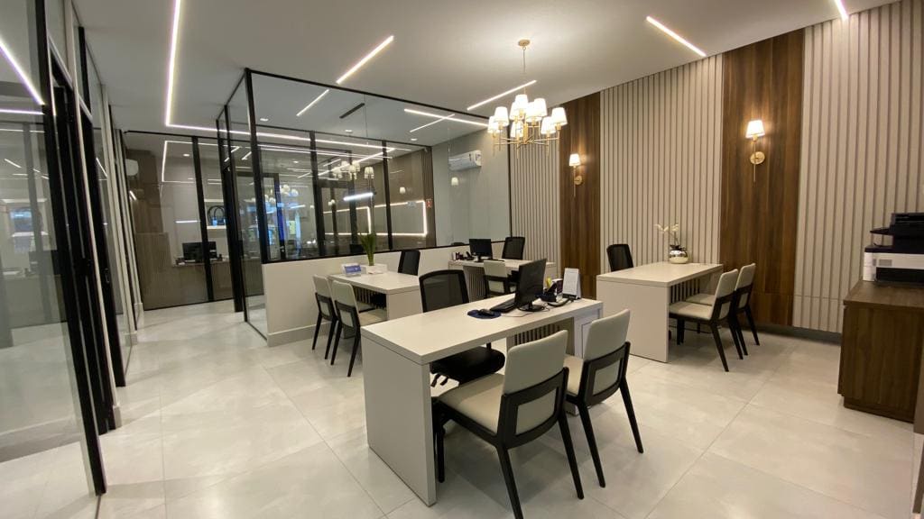 Ambiente interno da sede da Lobato Machado
